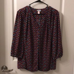Downeast button up blouse
